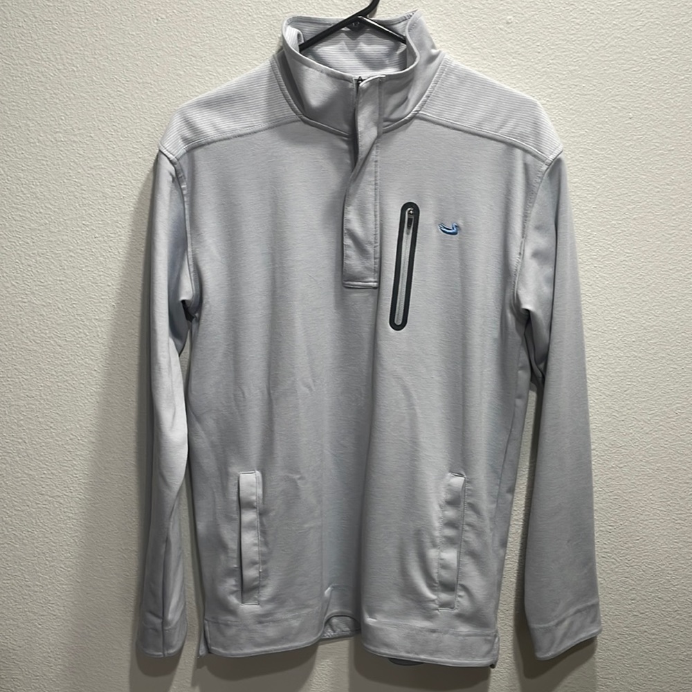 Southern Marsh FieldTec™ Ridgeway Performance Pullover - Light Gray